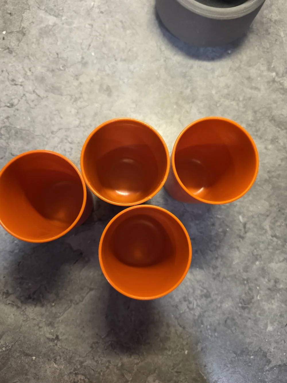 Set Of 4 - 8oz Tupperware Cups